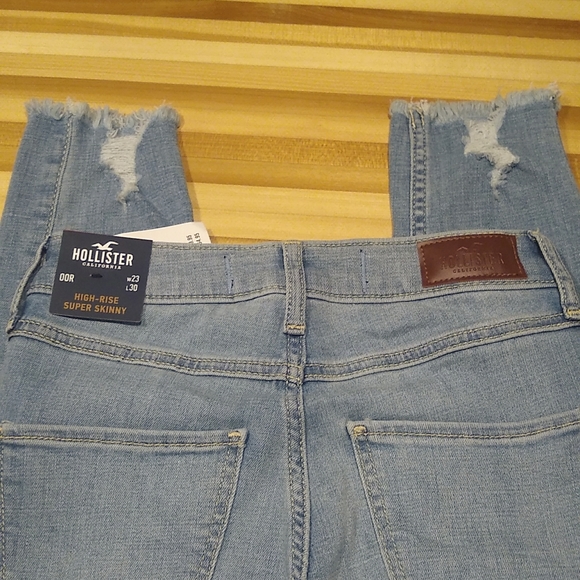 Hollister High-Rise Super Skinny Classic Stretch 00R W23 L30 - Picture 3 of 6